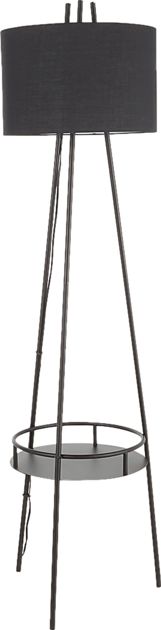 Haldane Black Floor Lamp - Thumbnail - Image 1