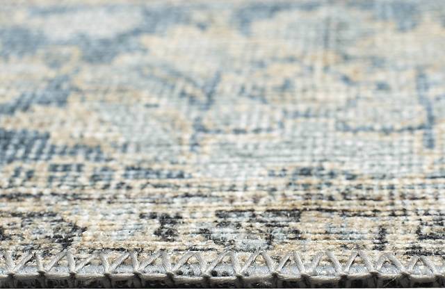 Haldia Blue 6'3 x 9'6 Machine Washable Rug - Thumbnail - Image 7
