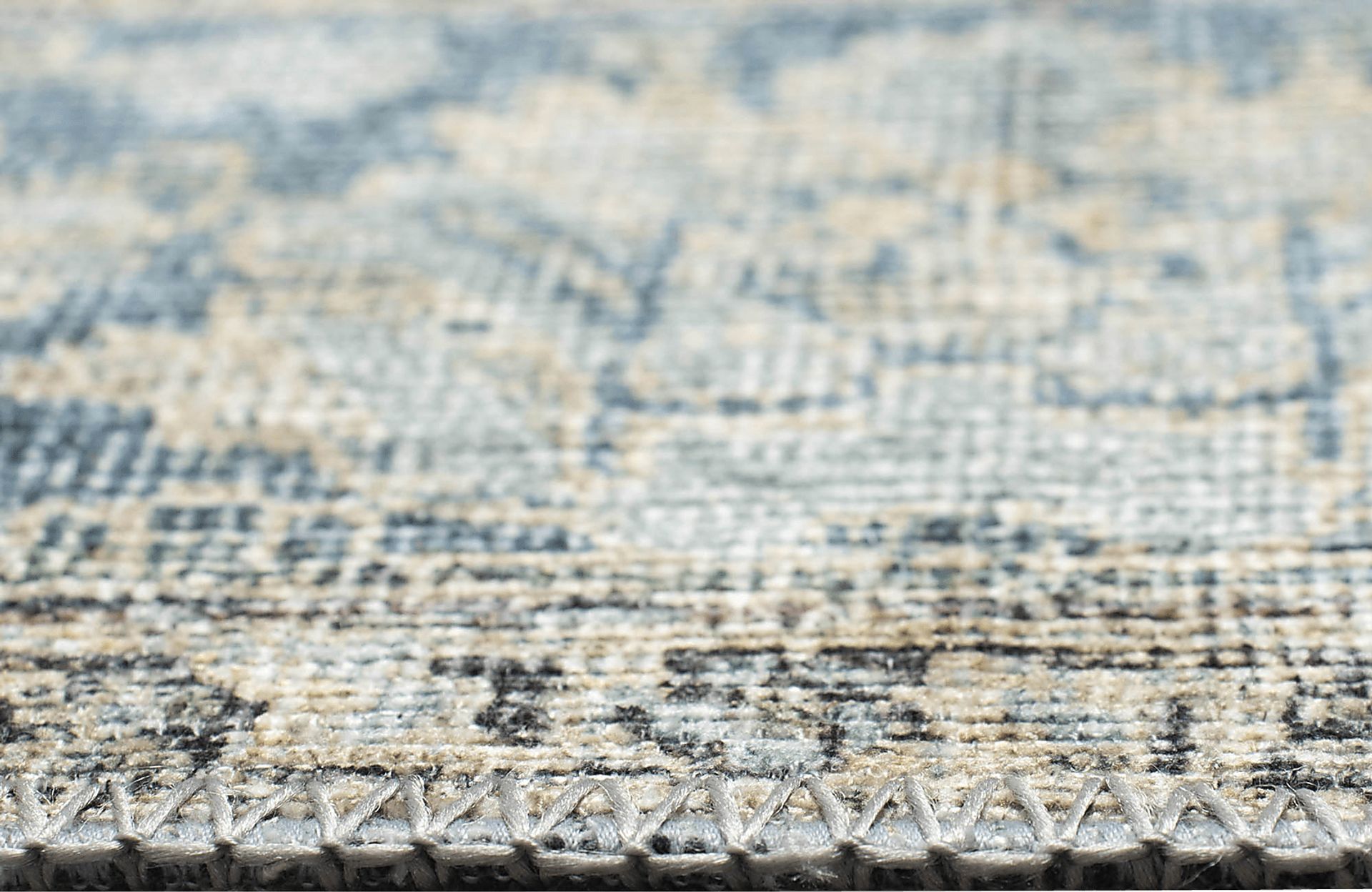 Haldia Blue 6'3 x 9'6 Machine Washable Rug - Image 7