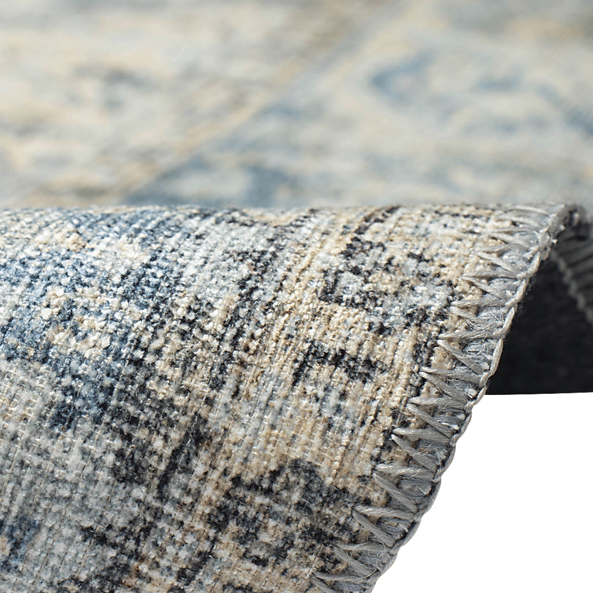 Haldia Blue 6'3 x 9'6 Machine Washable Rug - Image 8