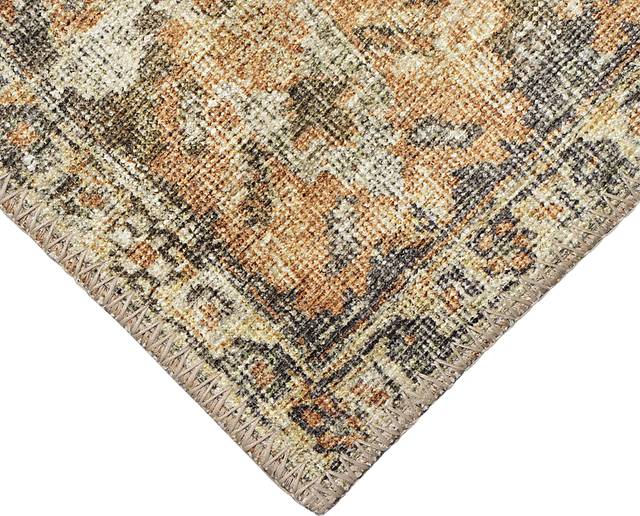 Haldia Brown 6'3 x 9'6 Machine Washable Rug - Thumbnail - Image 6