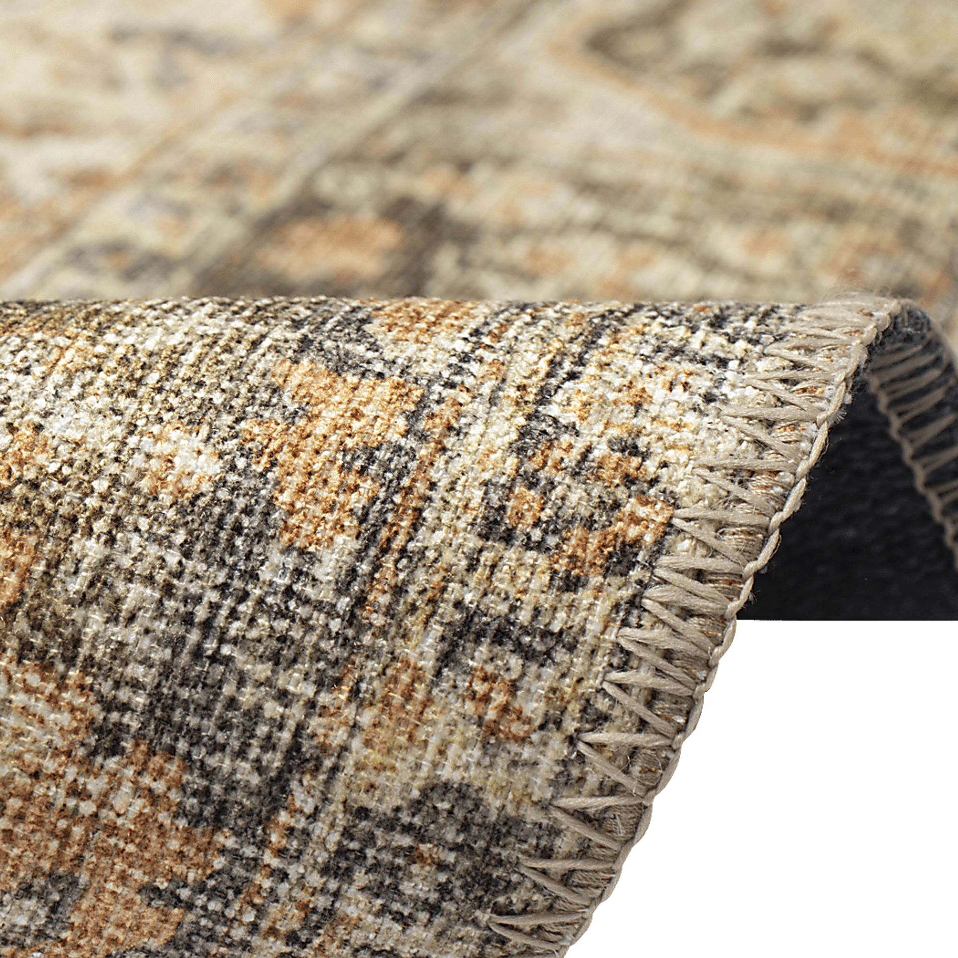 Haldia Brown 6'3 x 9'6 Machine Washable Rug - Image 8
