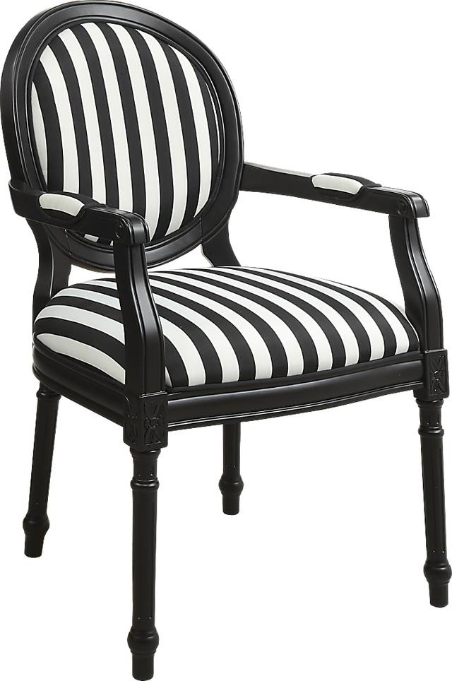 Haldan Black Accent Chair - Thumbnail - Image 1