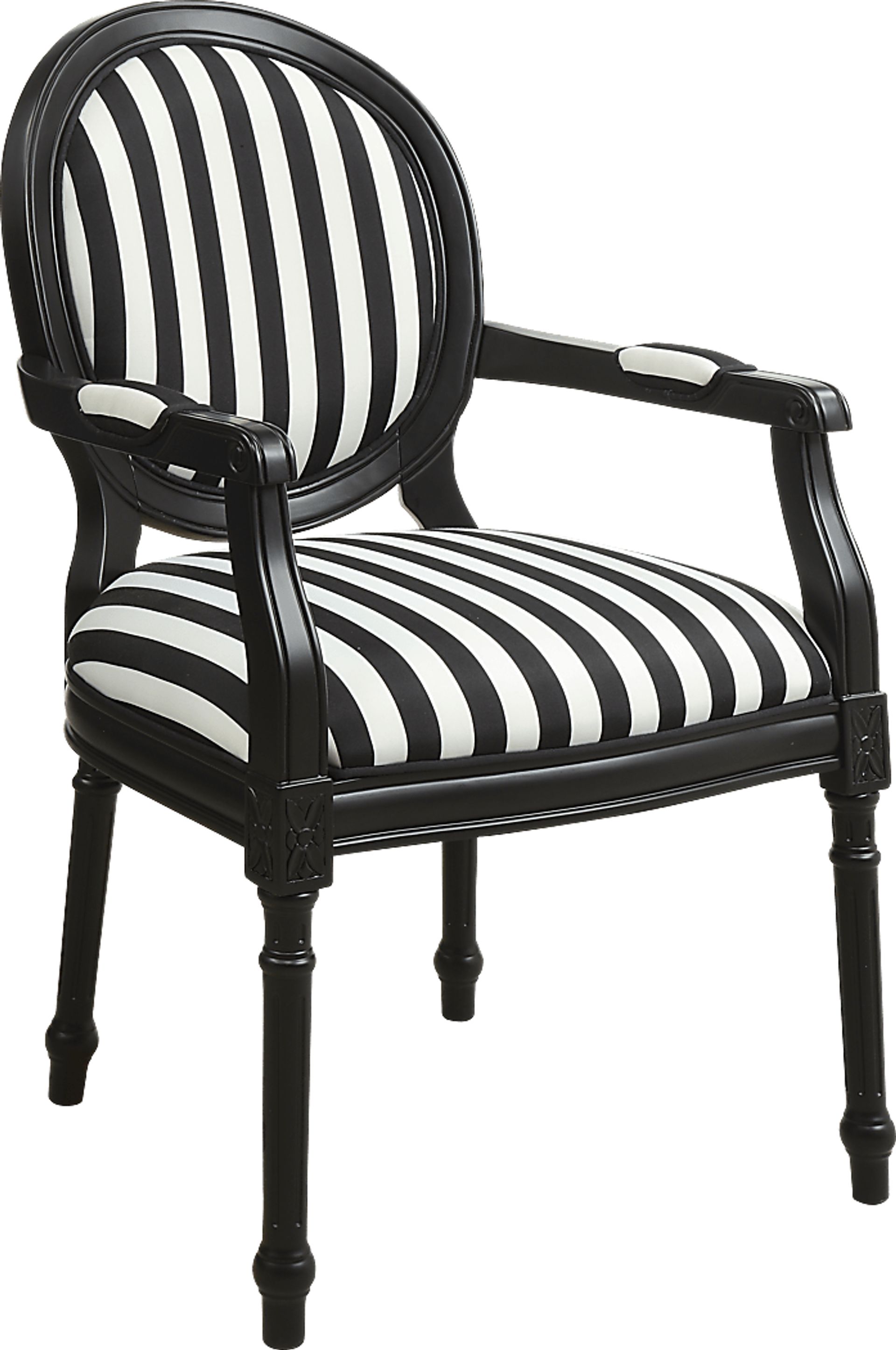 Haldan Black Accent Chair - Image 1