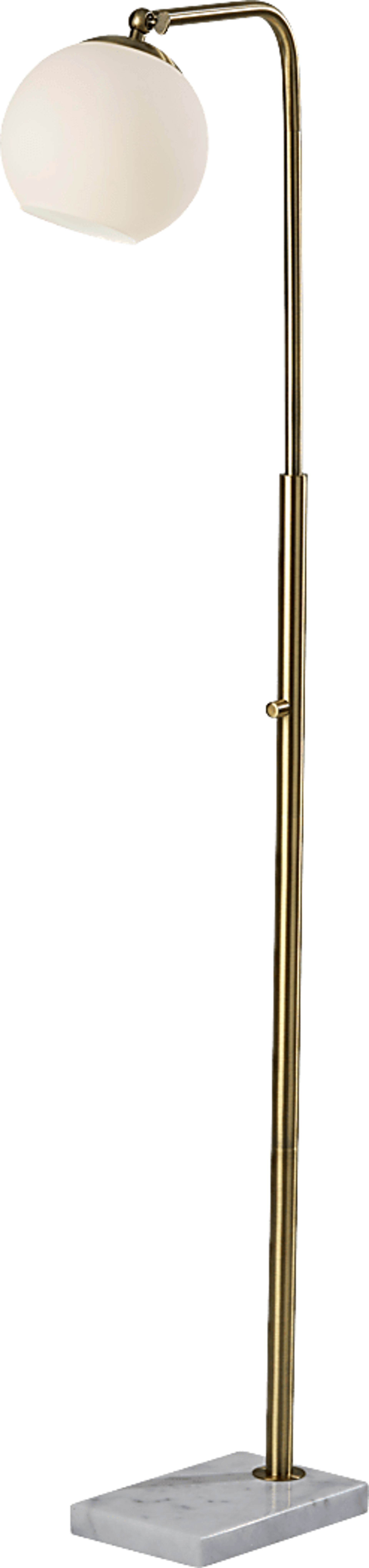 Hale Circle Brass Floor Lamp - Image 1
