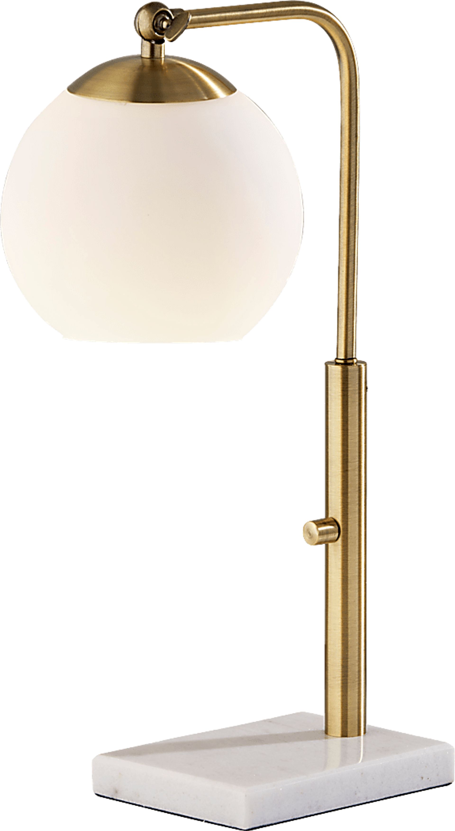 Hale Circle Brass Lamp - Image 1
