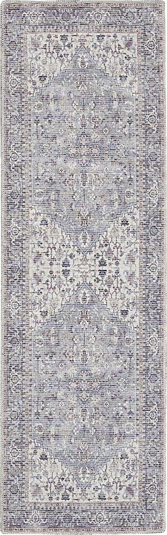 Haleigh Elle Gray 2' x 6' Runner Rug