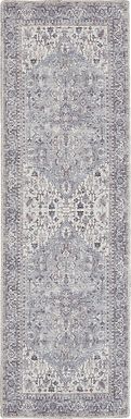 Haleigh Elle Gray 2' x 6' Runner Rug