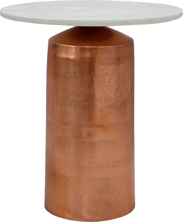 Haleola White Large Accent Table - Thumbnail - Image 2