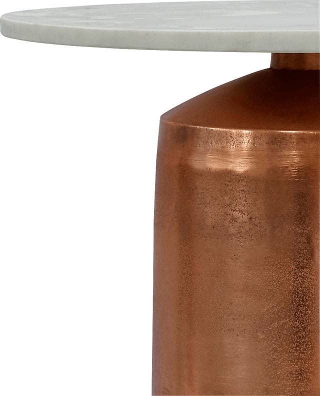 Haleola White Large Accent Table - Thumbnail - Image 3