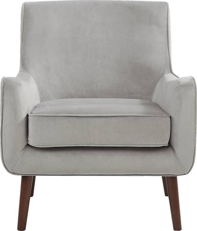 Haley Gray Accent Chair - Thumbnail - Image 2