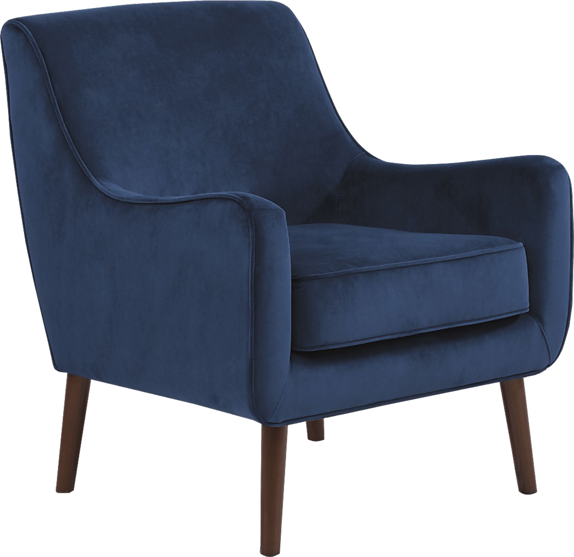 Haley Navy Accent Chair - Image 1