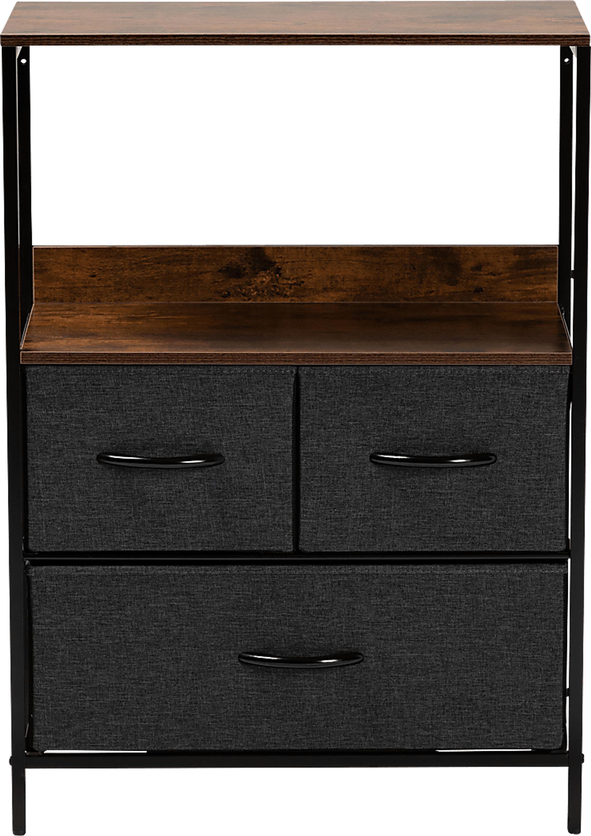 Haleyann Black 3 Drawer Accent Cabinet - Image 3