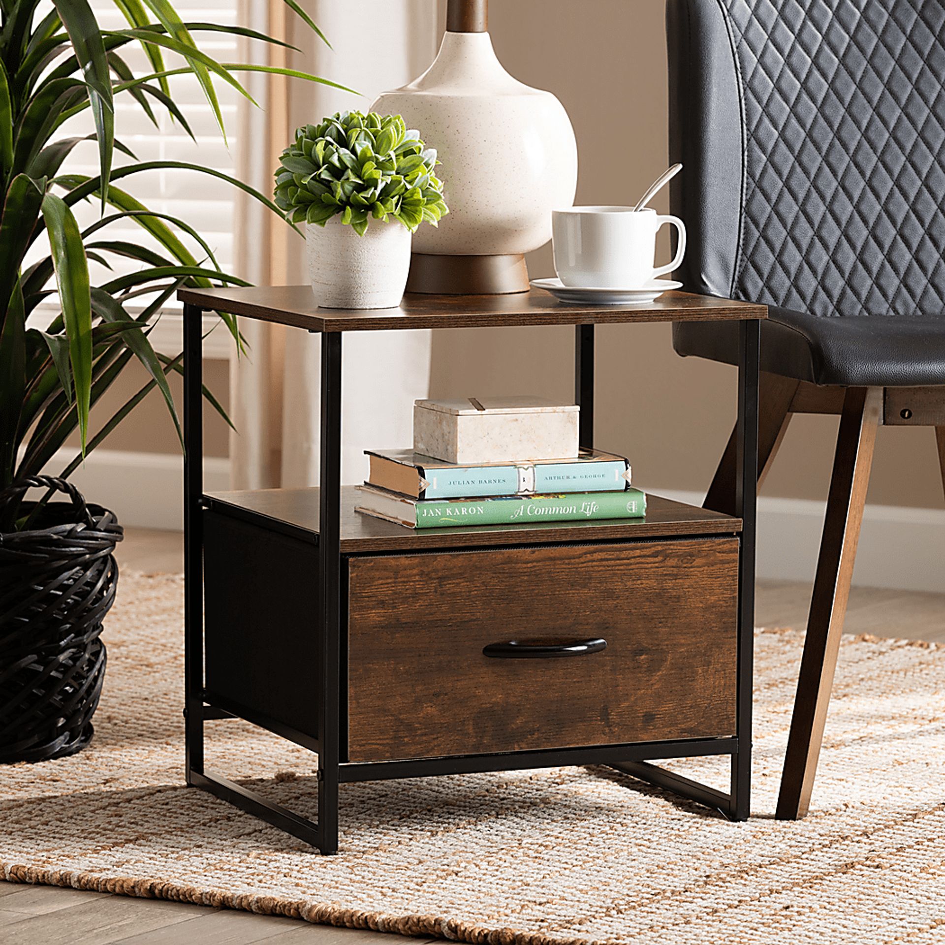 Haleyann Brown Nightstand - Image 7