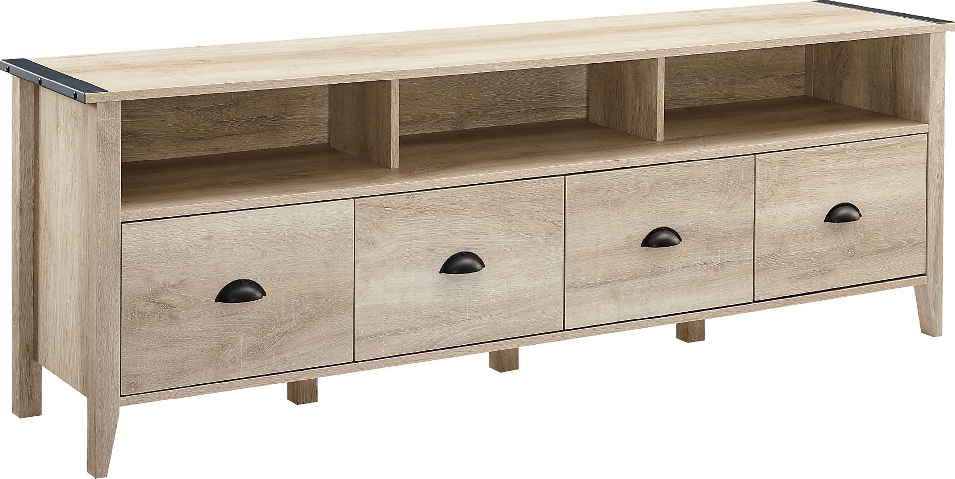 Haleyford White 70 in. Console - Image 1