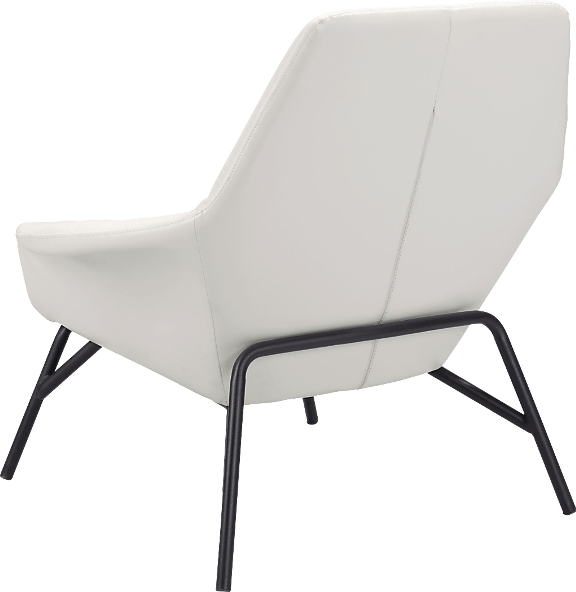 Halfhitch White Accent Chair - Image 6