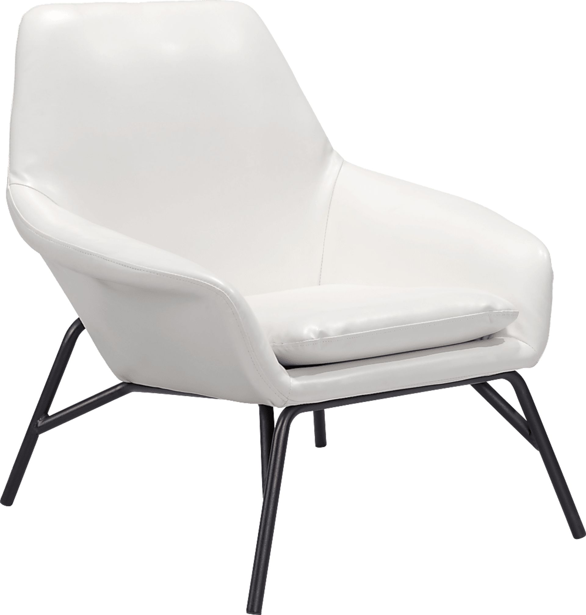 Halfhitch White Accent Chair - Image 7
