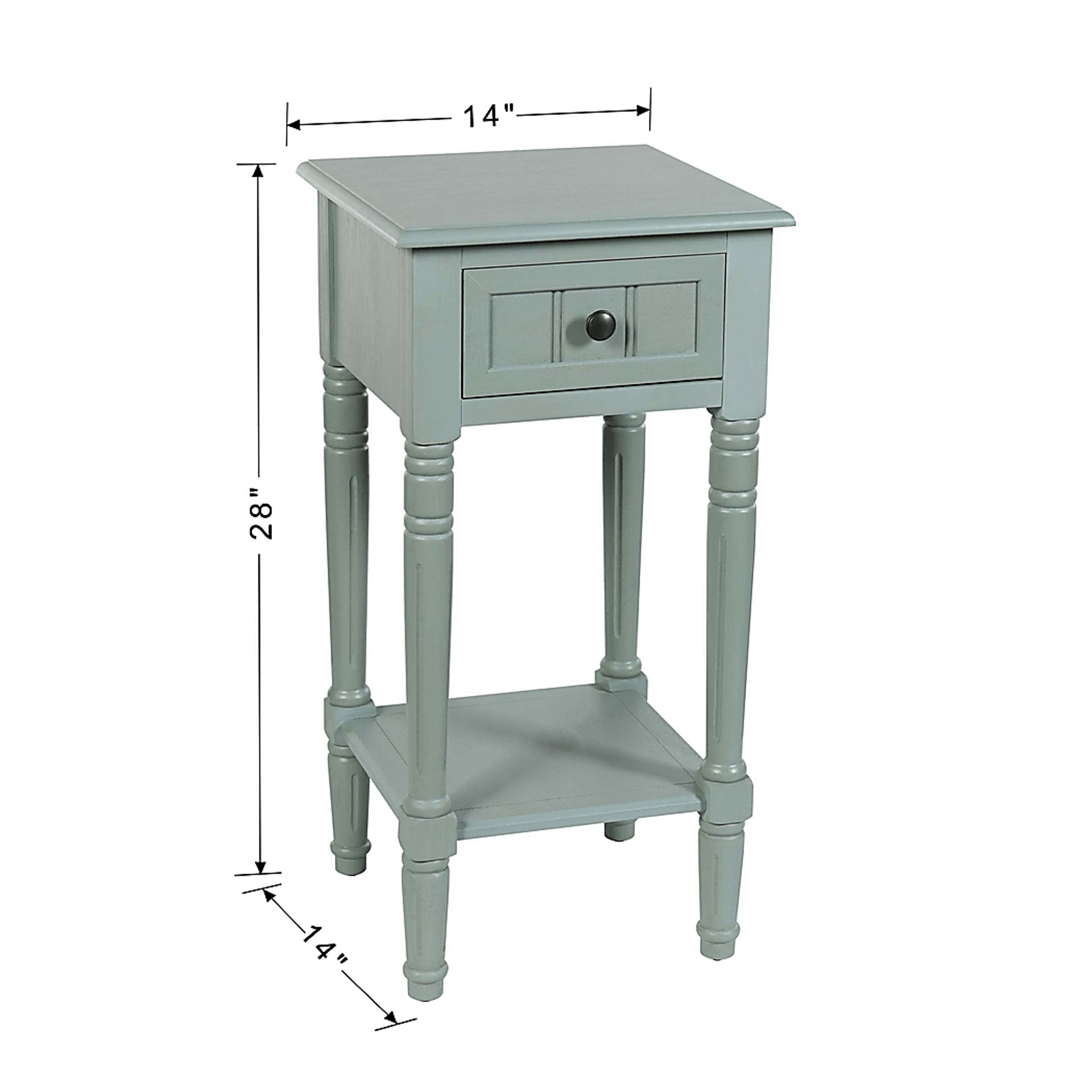 Halfi Light Blue End Table - Image 3