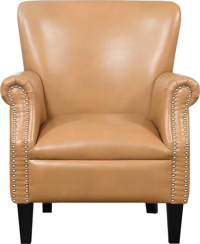 Halgo Brown Accent Chair - Thumbnail - Image 2