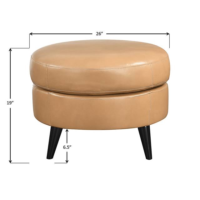 Halgo Brown Ottoman - Thumbnail - Image 4