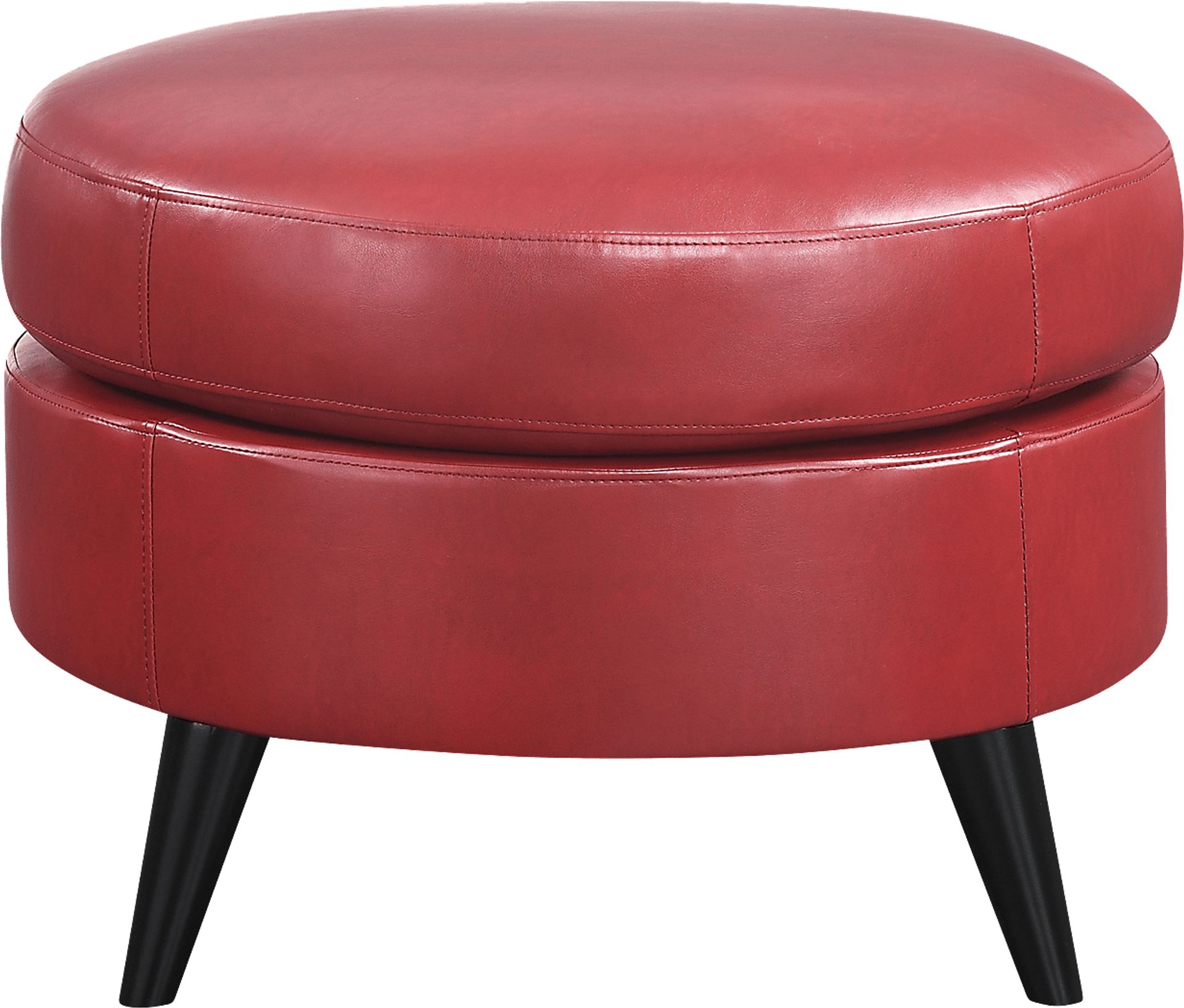 Halgo Red Ottoman - Image 1