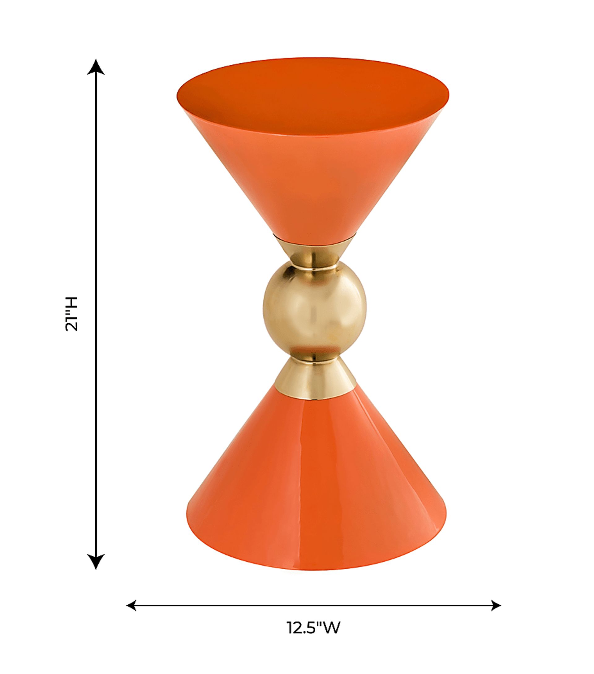 Halibel Orange Accent Table - Image 6