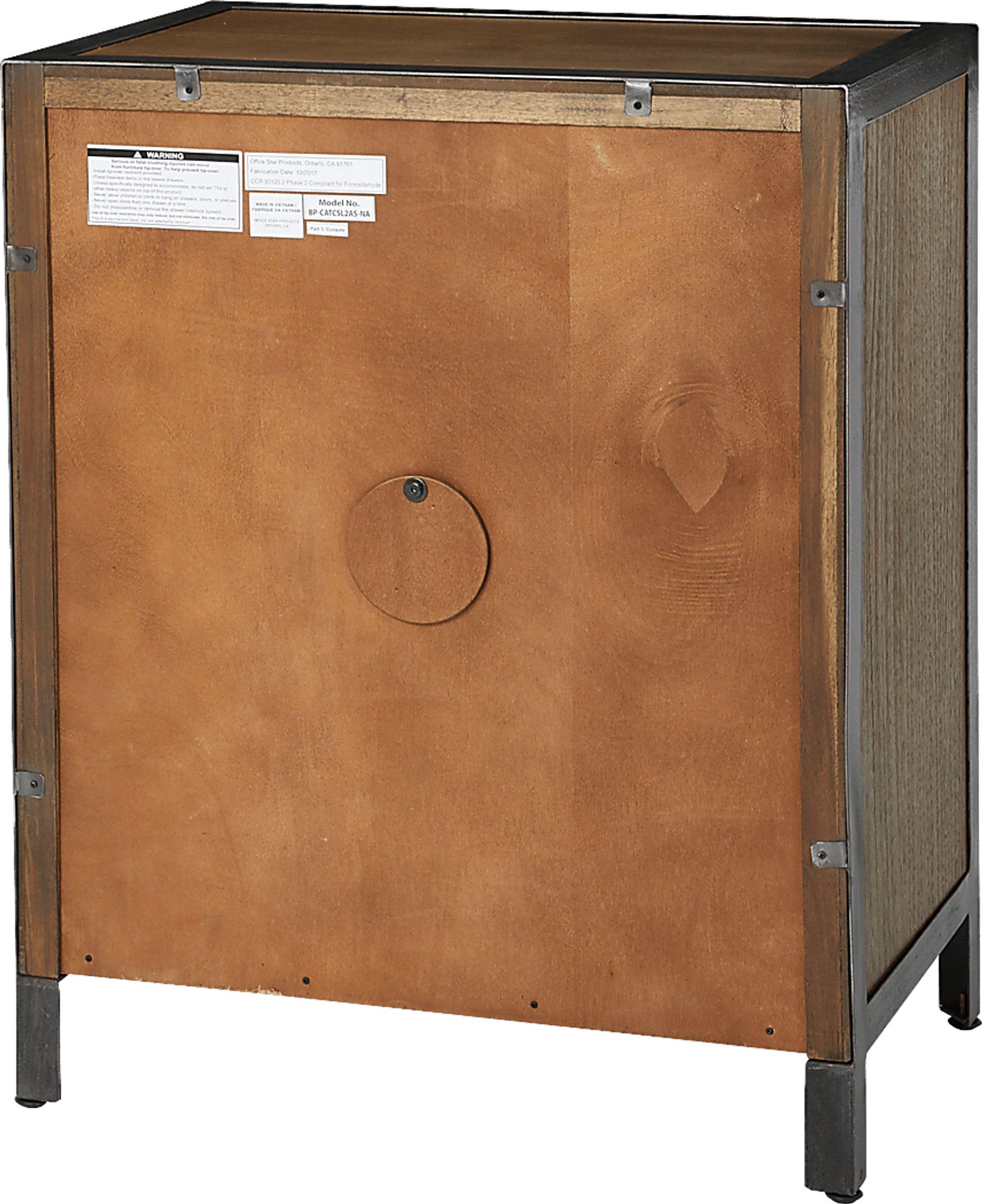 Halifax Brown Accent Cabinet - Image 2