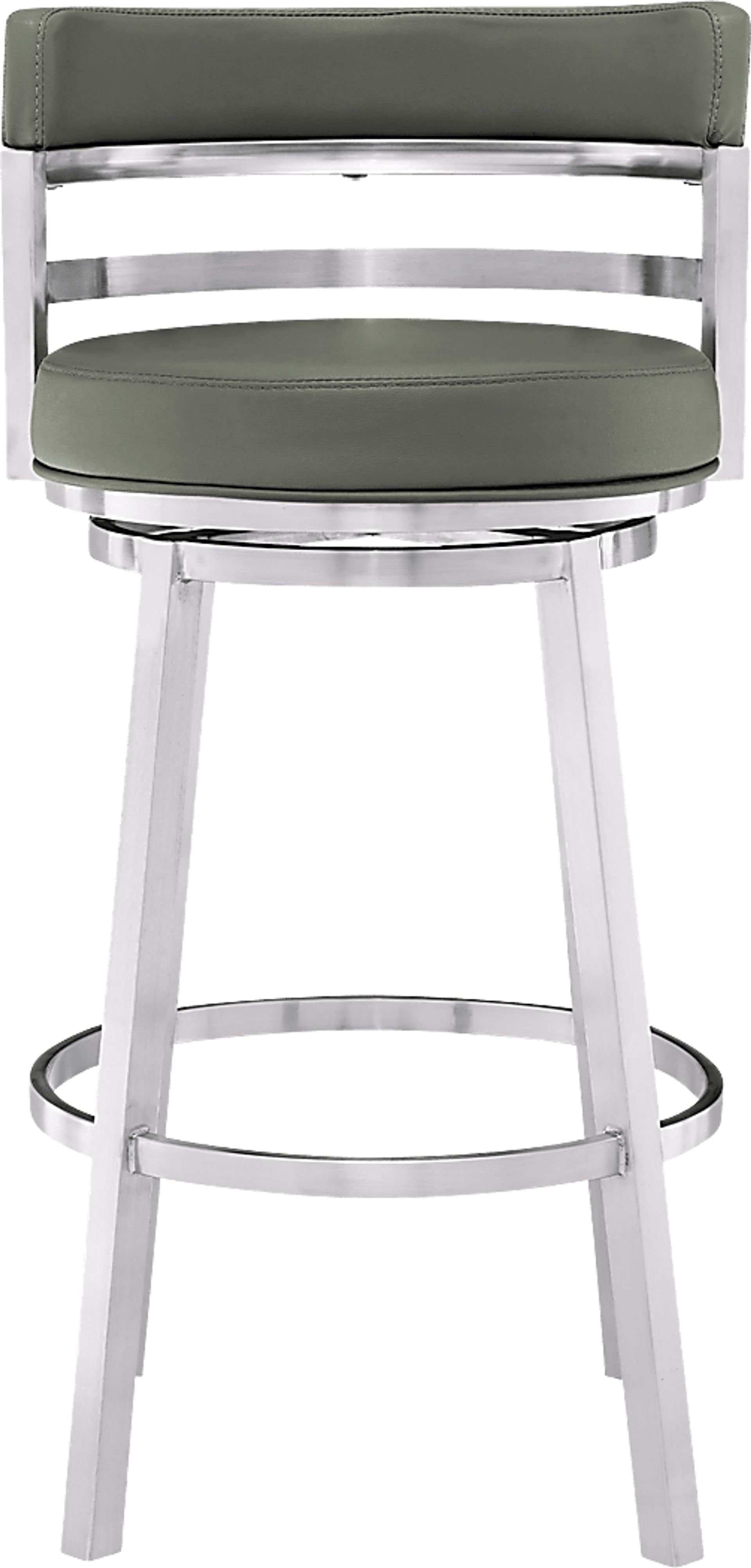 Haligue Gray Swivel Barstool - Image 8