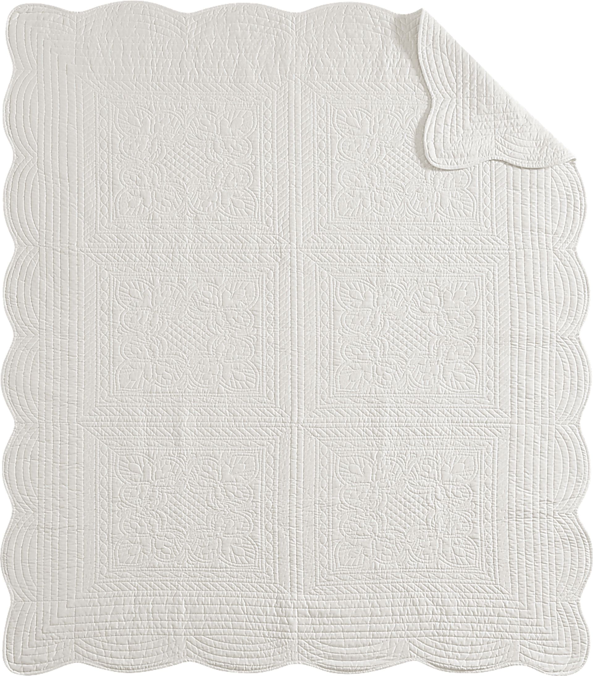 Halima White Throw - Image 3