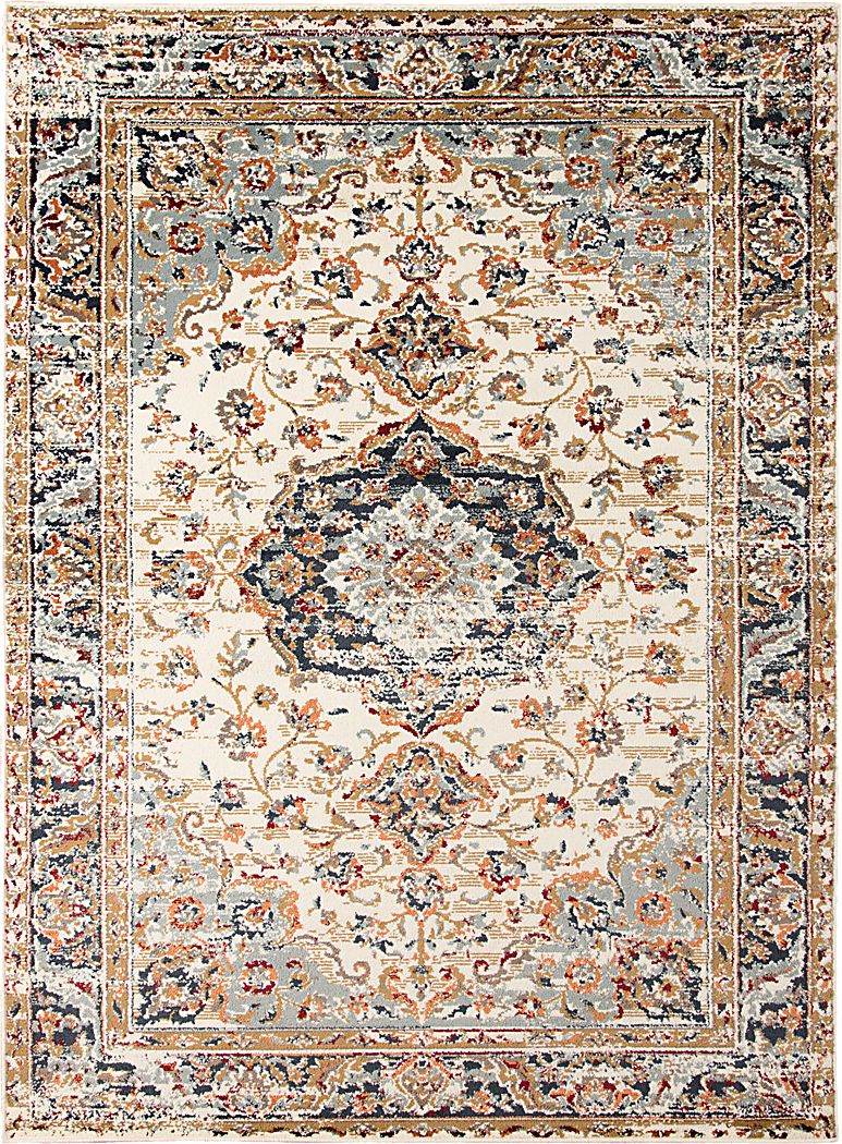Halitona Ivory 5'1 x 7'6 Rug