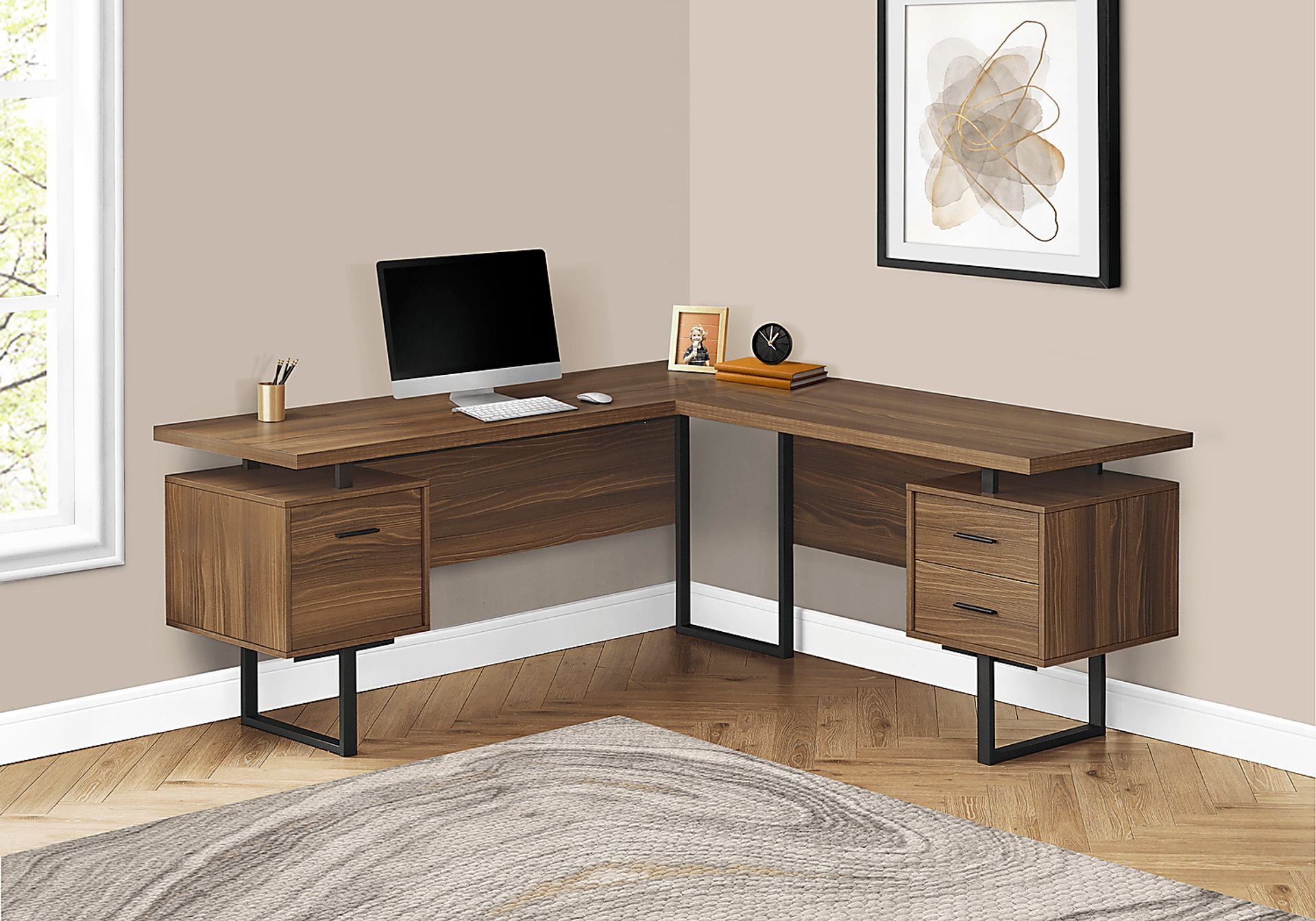 Halladay Walnut Desk - Image 2
