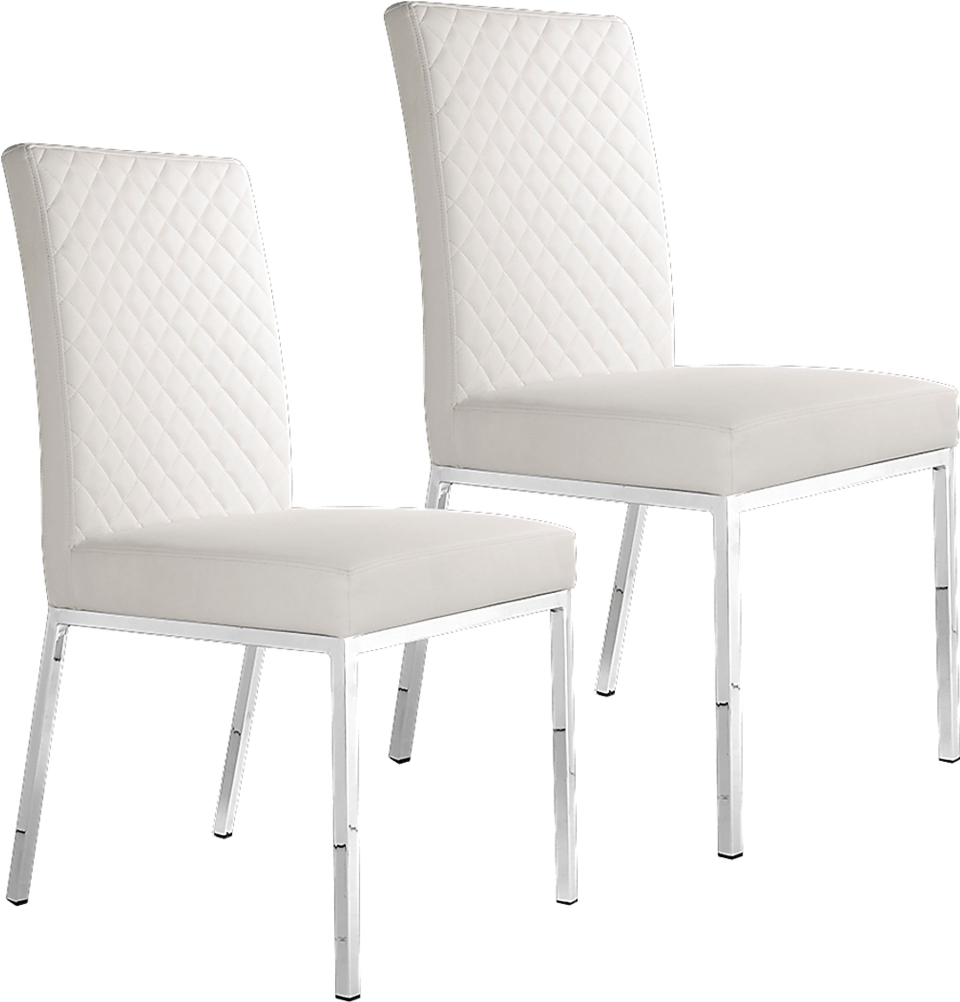 Hallam White Side Chair, Set of 2 - Image 1