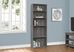 Hallbrook Gray Bookcase