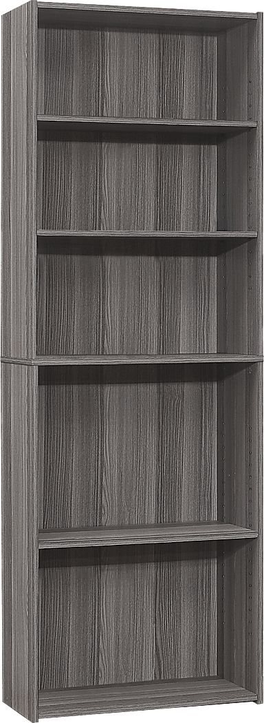 Hallbrook Gray Bookcase