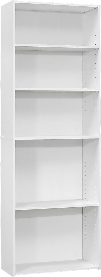 Hallbrook White Bookcase