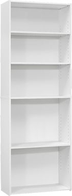 Hallbrook White Bookcase