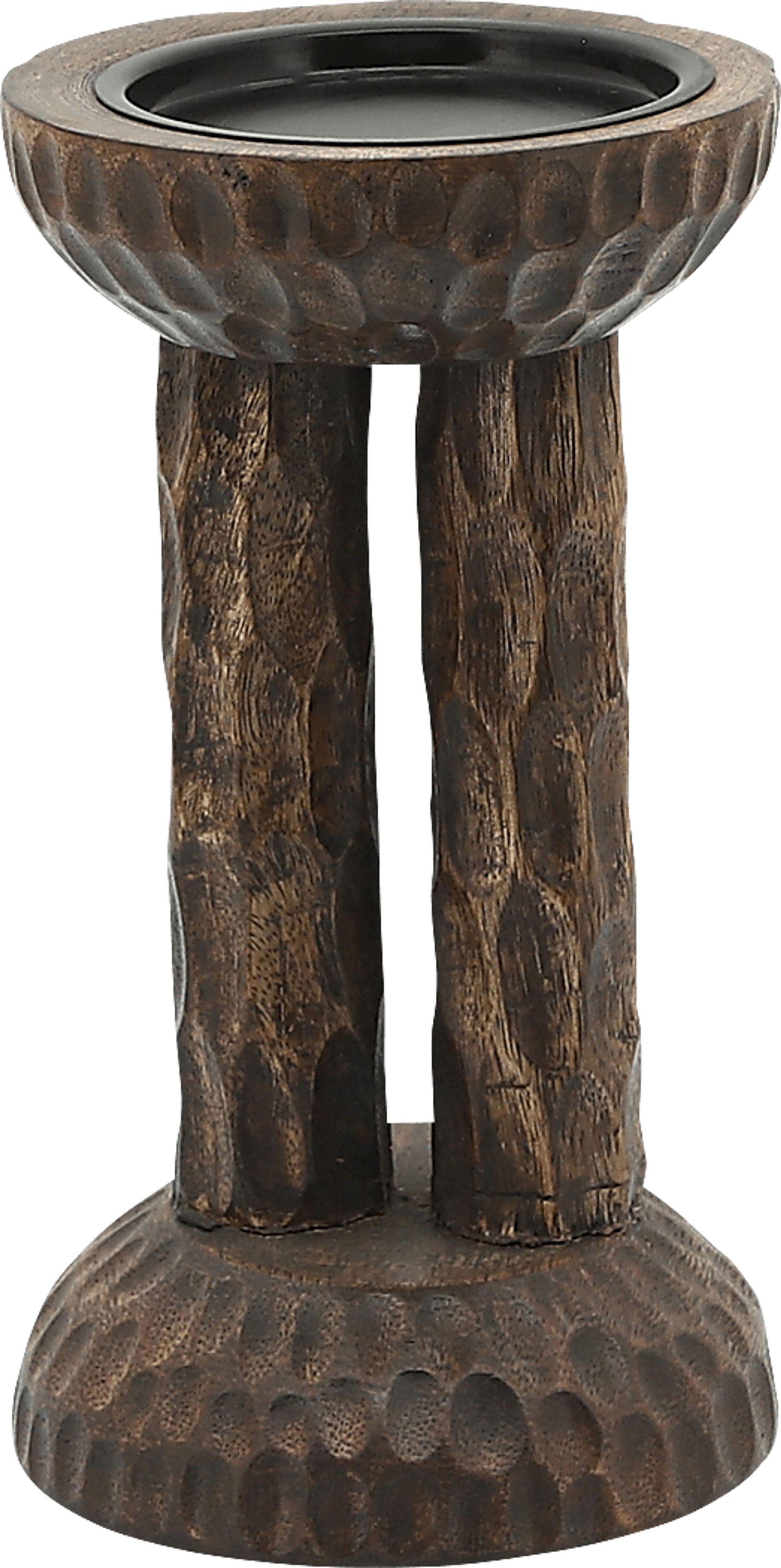 Hallcyon Brown Candle Holder - Image 1