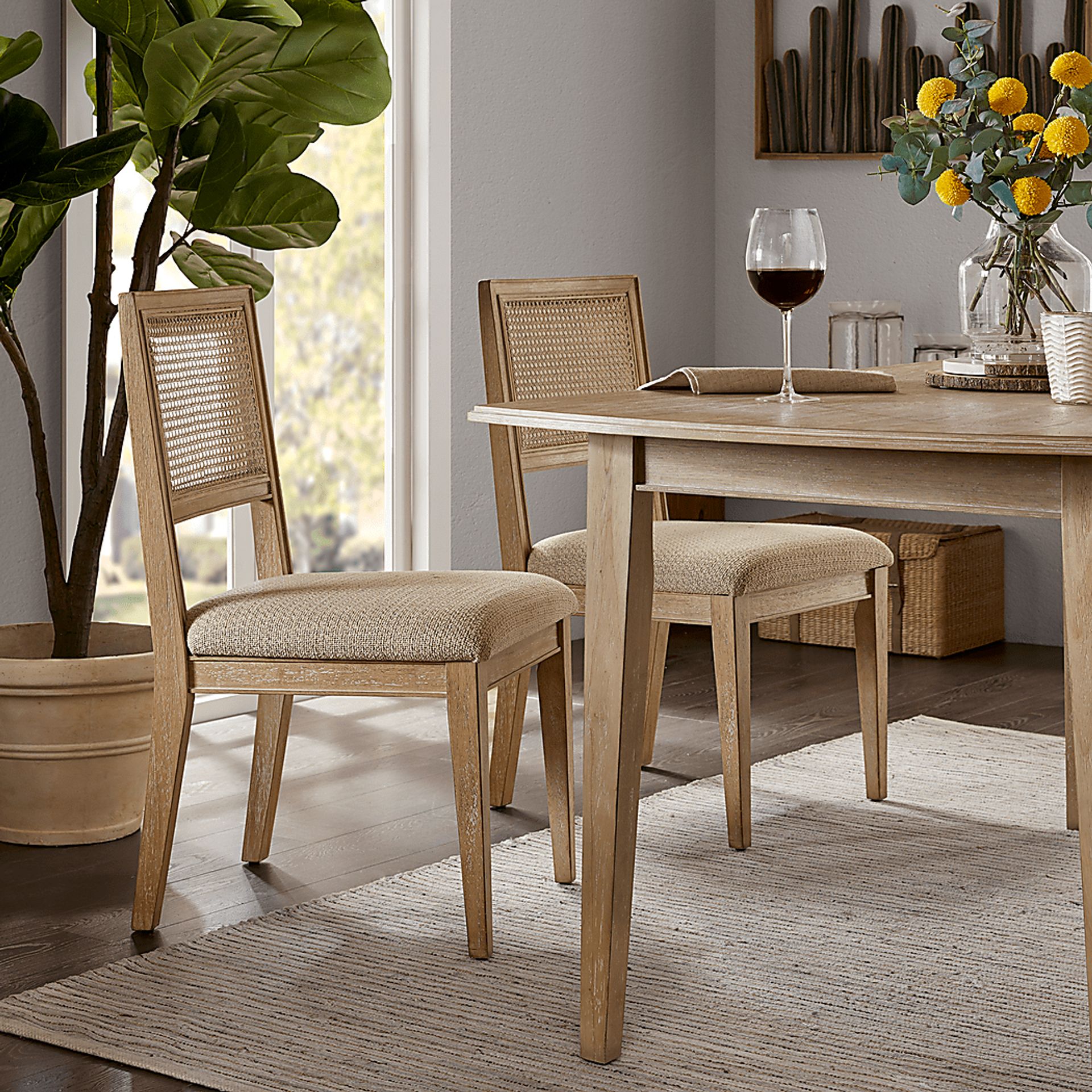 Halleck Brown Dining Chair, Set of 2 - Image 8