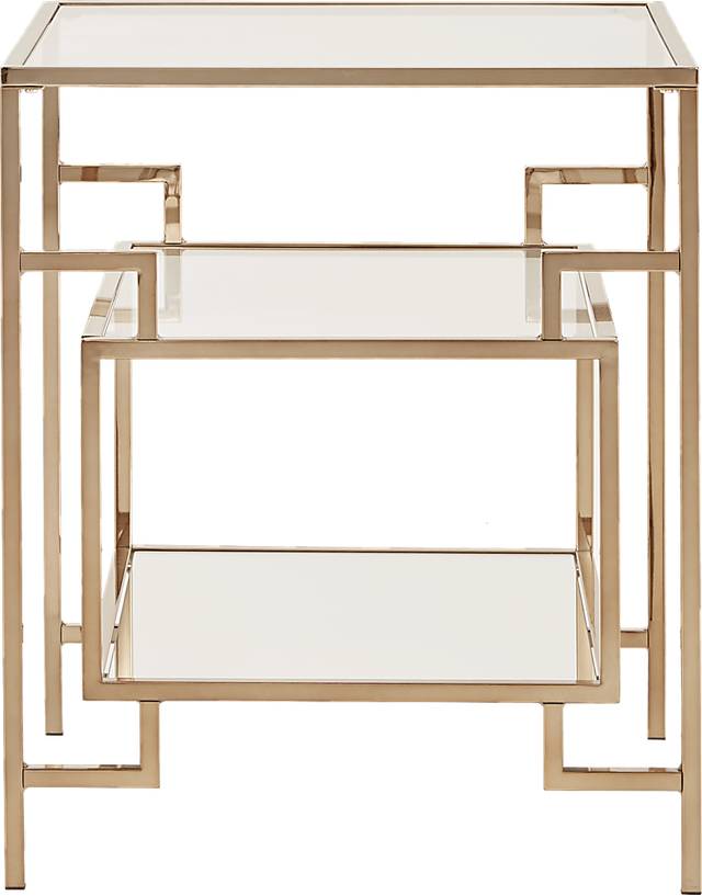 Halleck Gold Accent Table - Thumbnail - Image 3