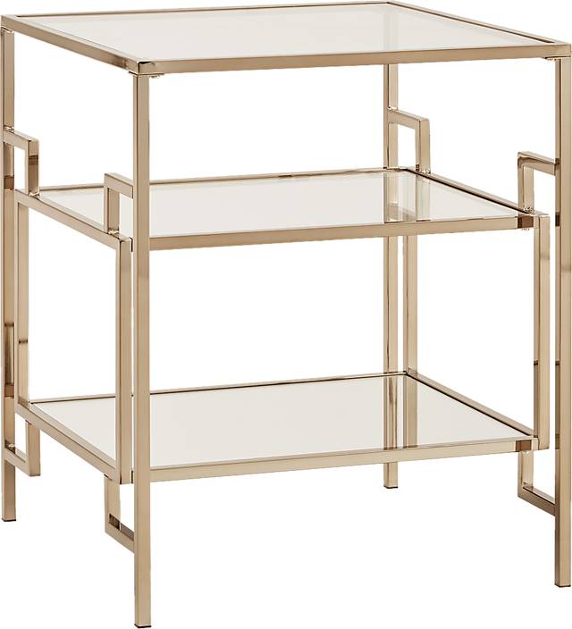 Halleck Gold Accent Table - Thumbnail - Image 1