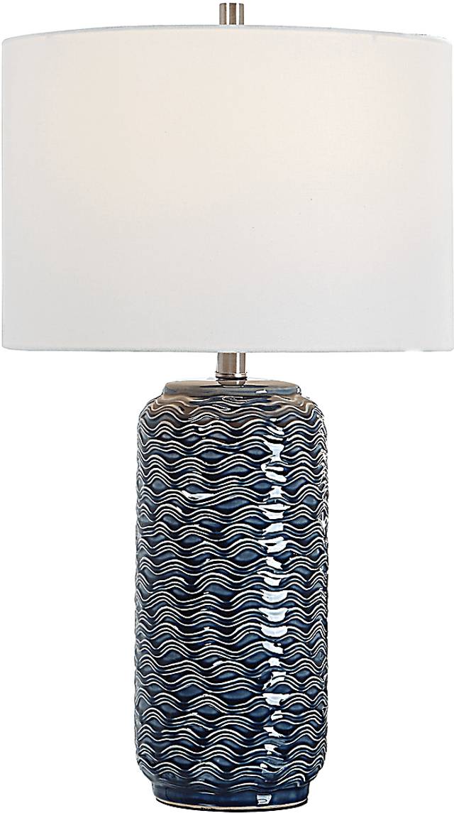 Halleck Shade Blue Lamp - Thumbnail - Image 2
