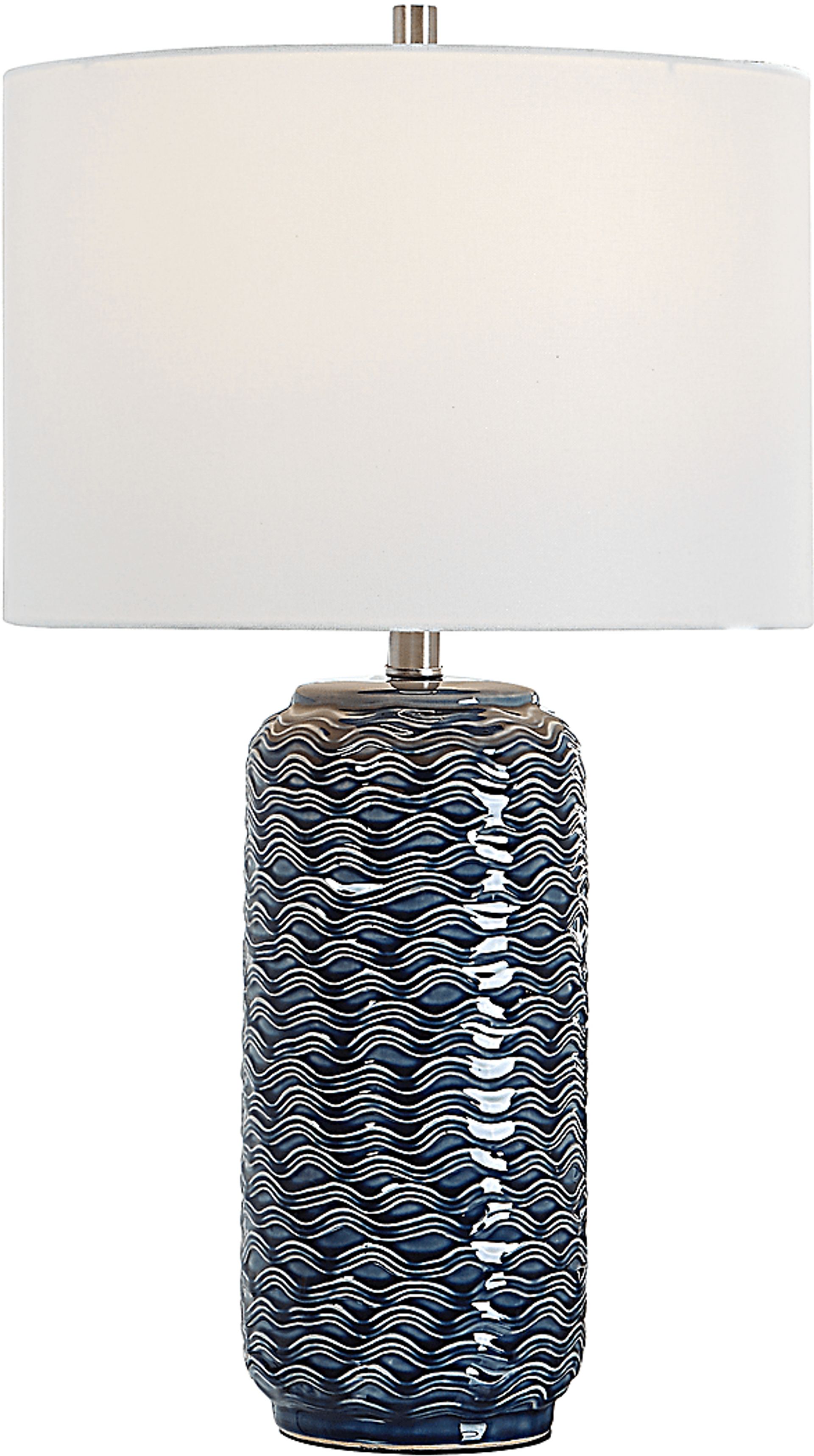 Halleck Shade Blue Lamp - Image 2