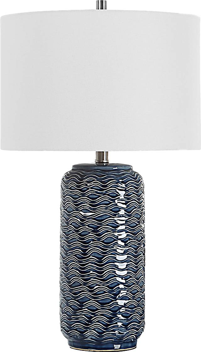 Halleck Shade Blue Lamp - Thumbnail - Image 1