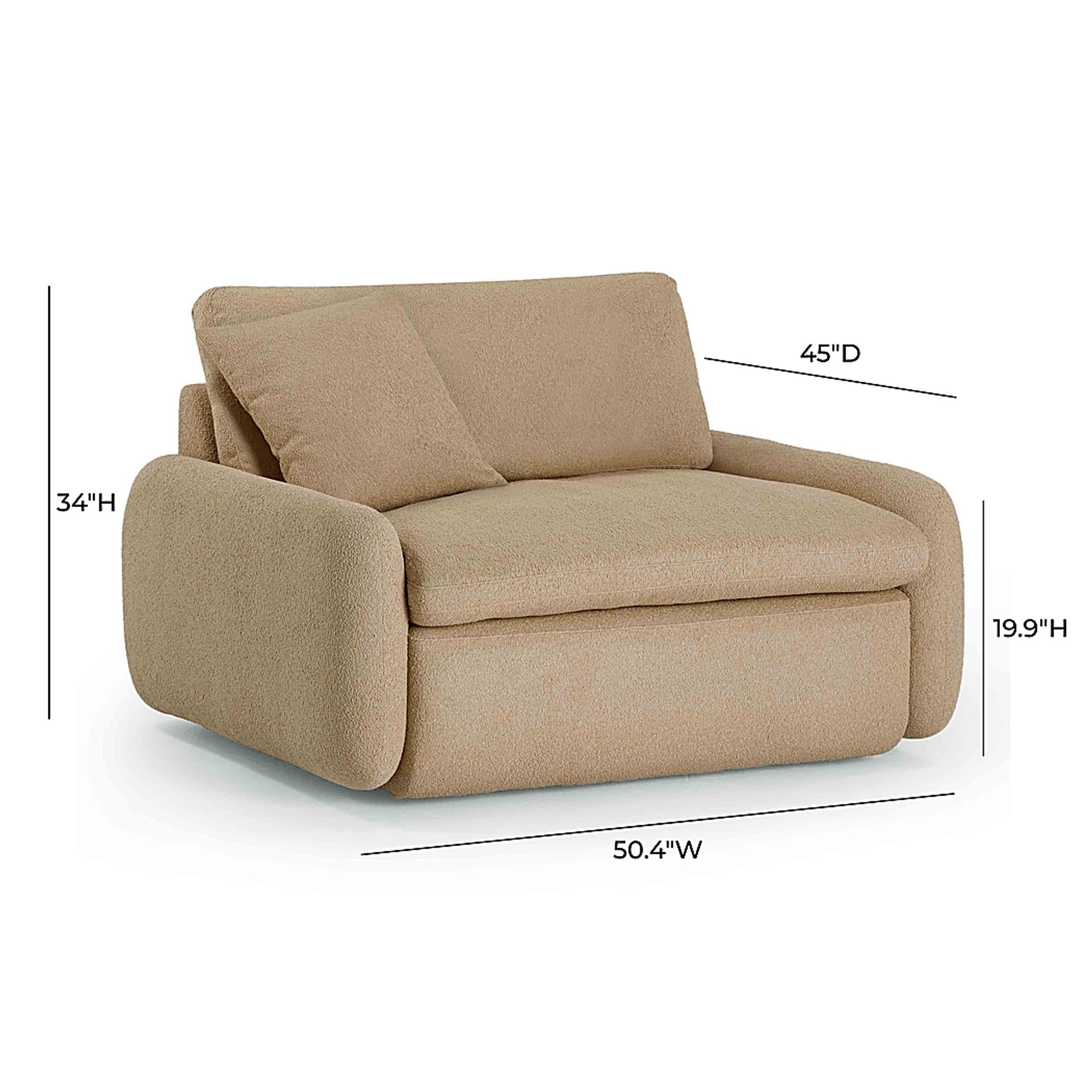 Halleluia Tan Accent Chair - Image 7