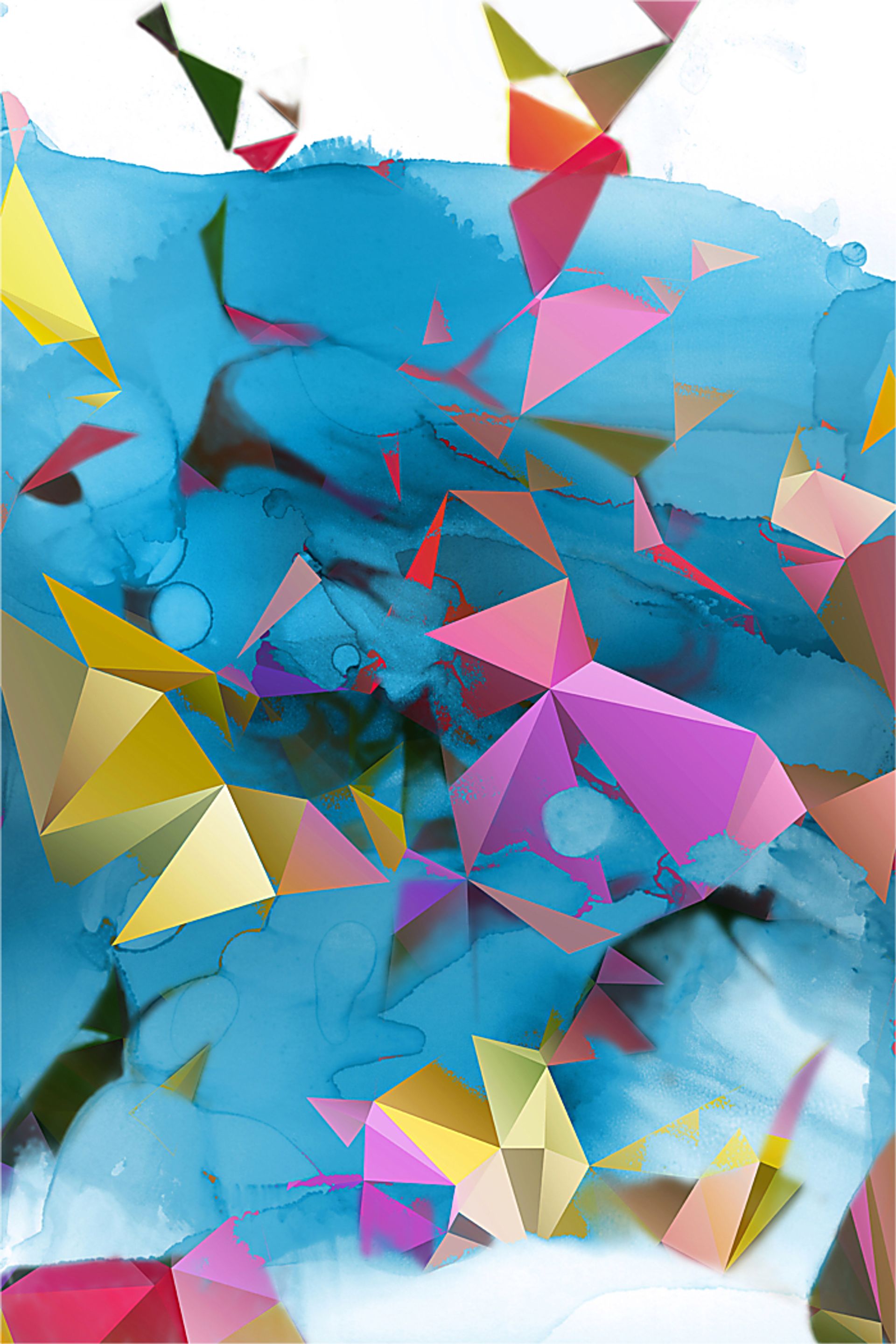 Hallene II Blue Artwork - Image 1