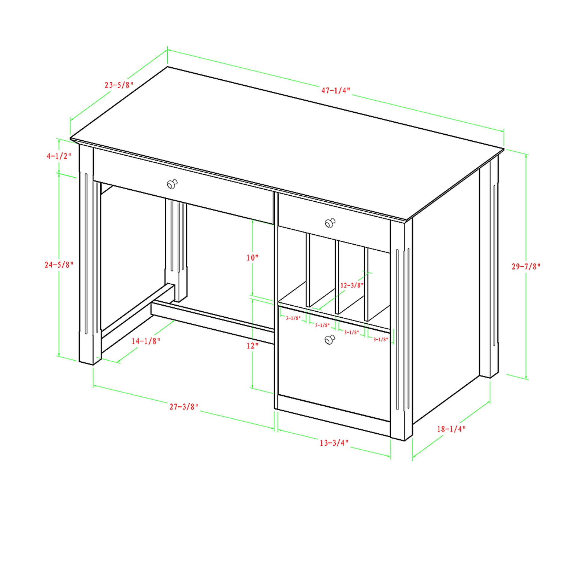 Halley White Desk - Image 5