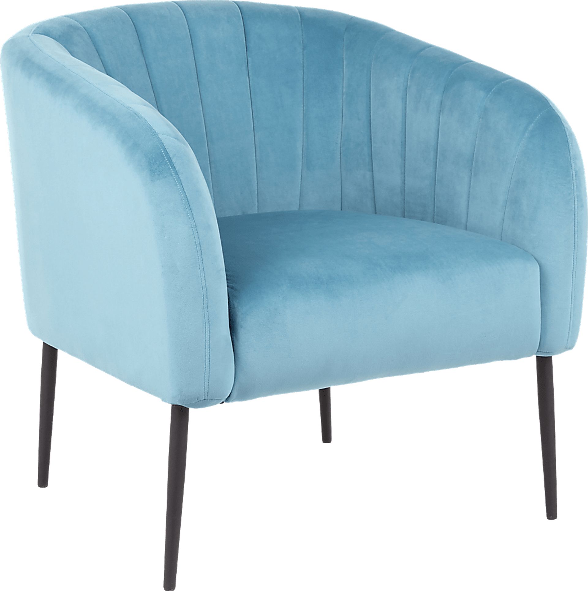 Halliard Turquoise Accent Chair - Image 1