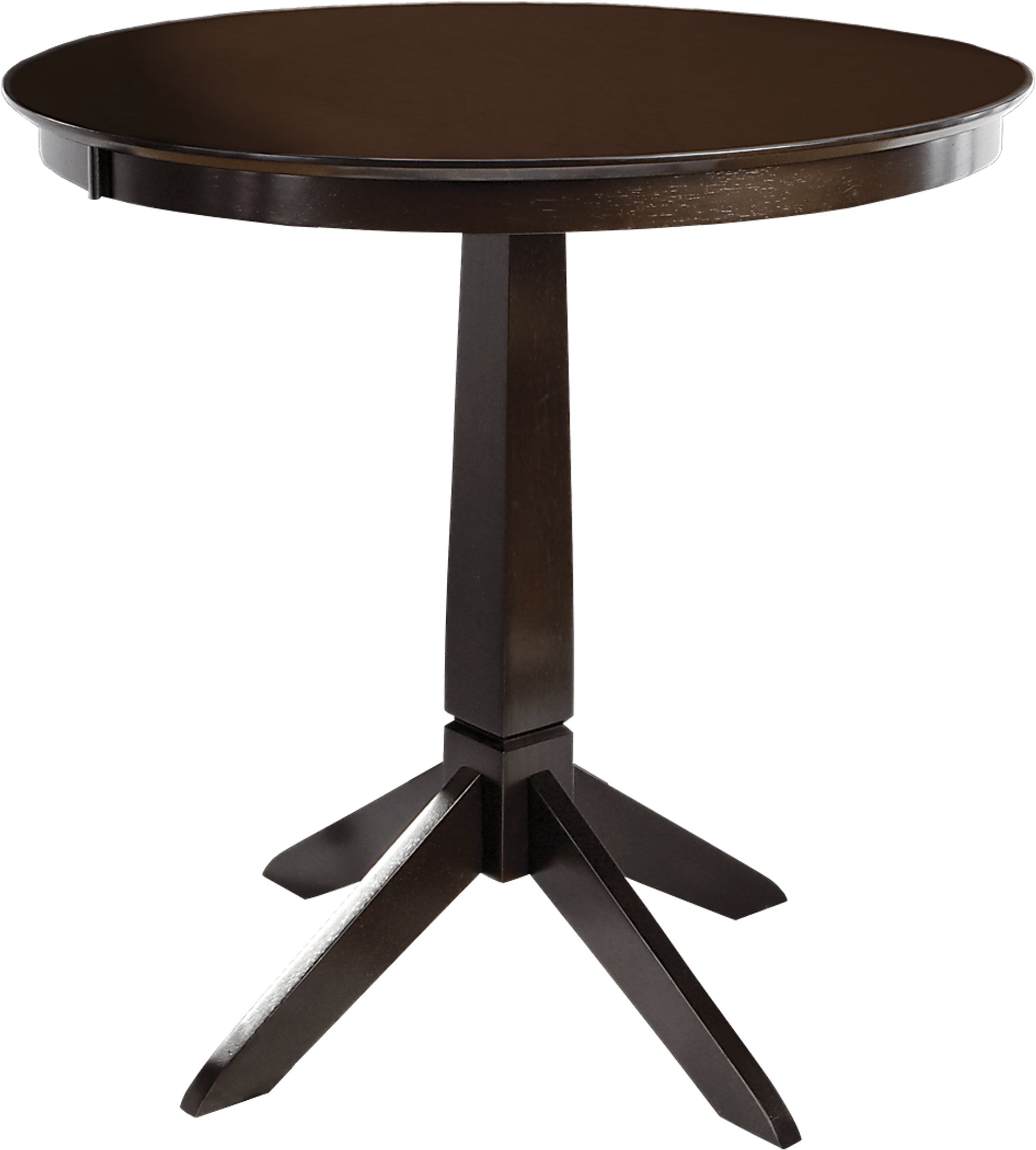 Hallie Espresso Round Counter Height Table - Image 1