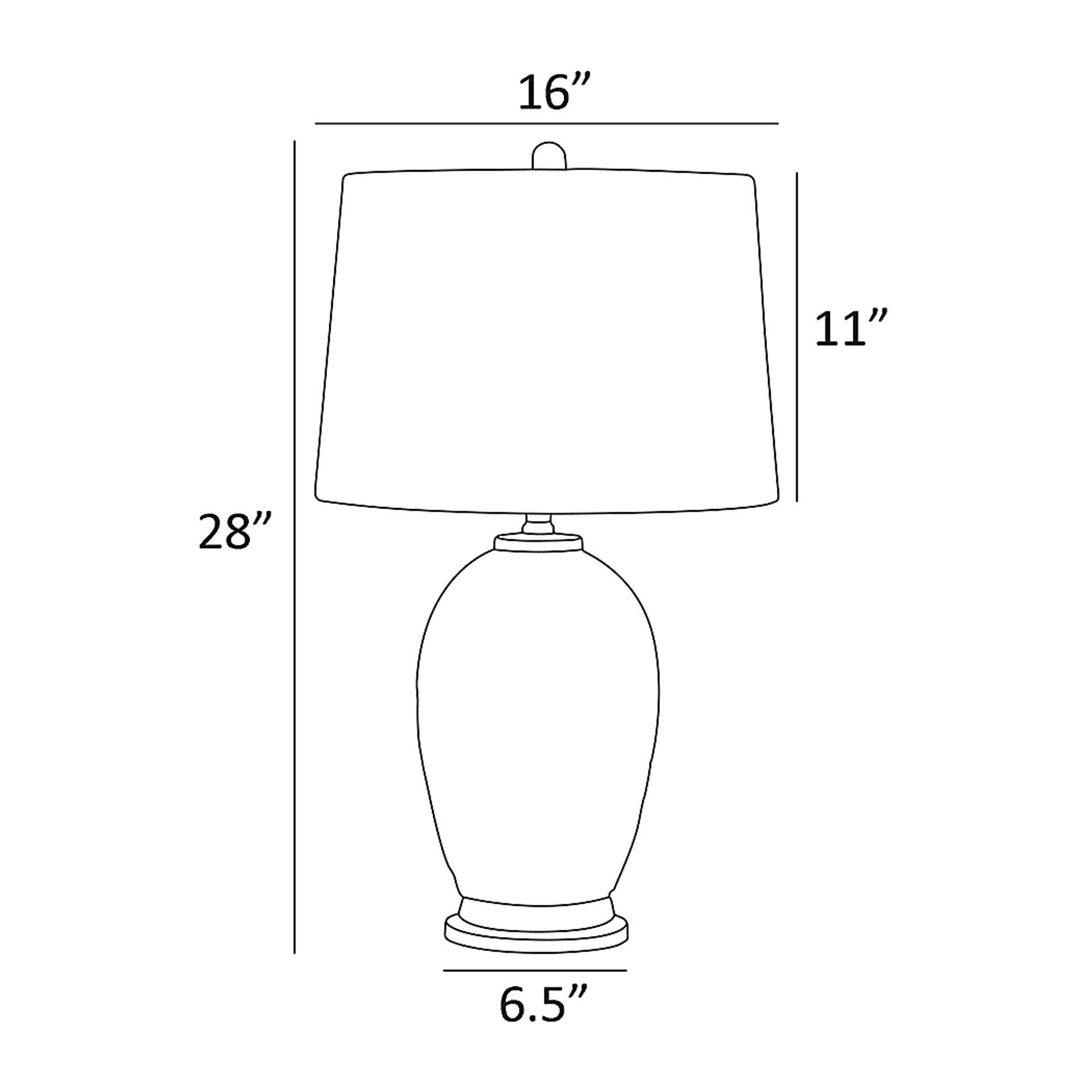 Halliford Trail White Lamp - Image 4