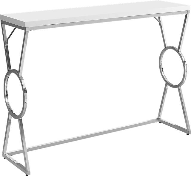 Hallstone White Console Table - Thumbnail - Image 1